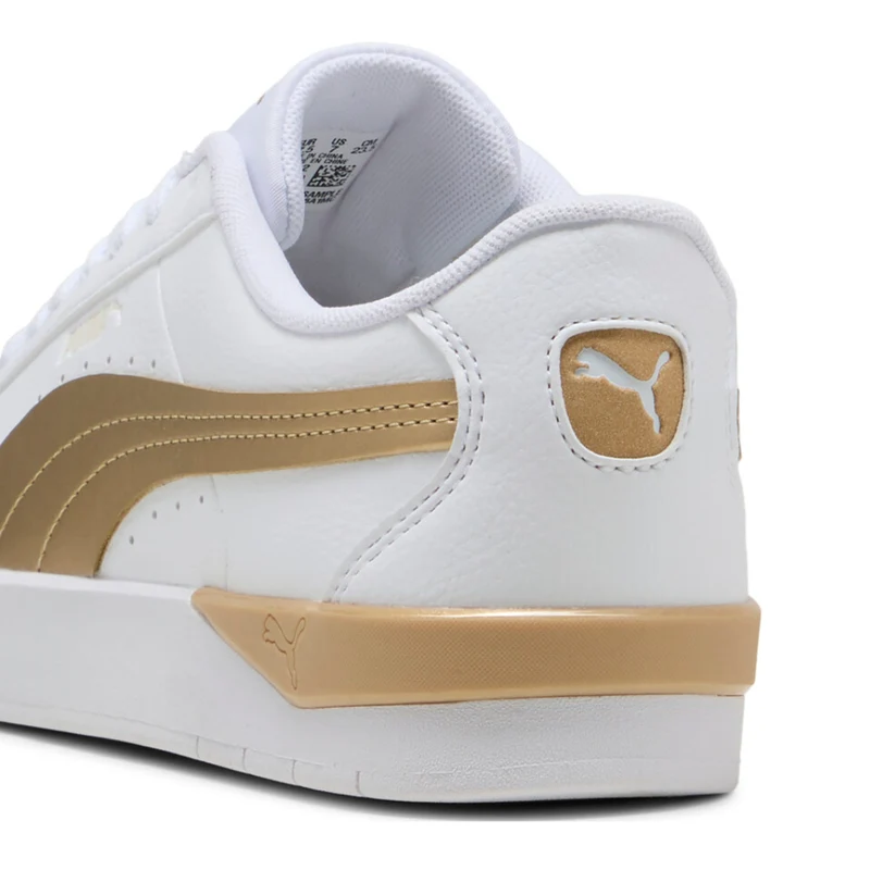 Puma Tenis Jada Classic Aqua Metalic Blanco/Dorado, para Mujer