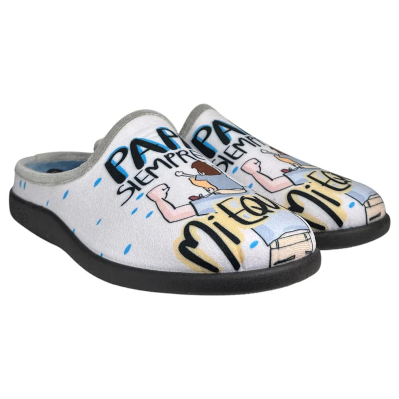 Zapatillas de Casa La Valenciana Papi 27-225 Azulina