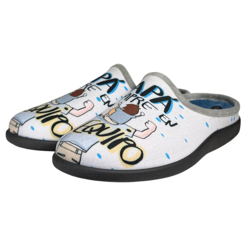 Zapatillas de Casa La Valenciana Papi 27-225 Azulina