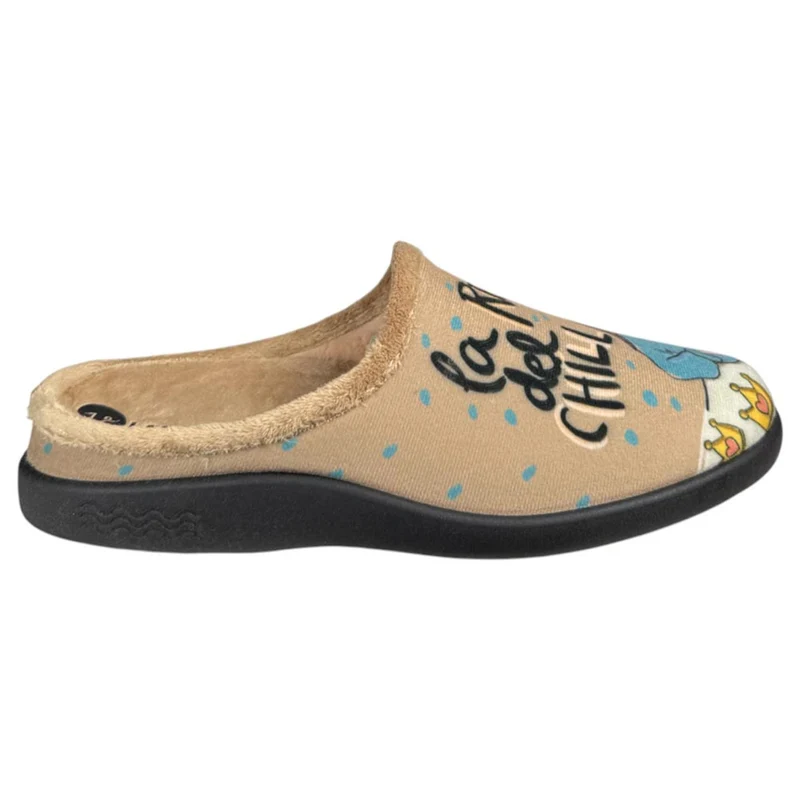 Zapatillas de Casa La Valenciana Reina 26-362 Beig