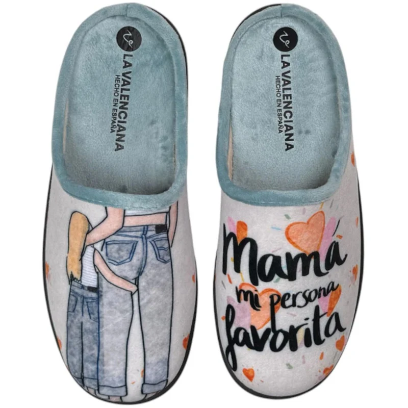 Zapatillas de Casa La Valenciana Mami 26-357 Aguamar
