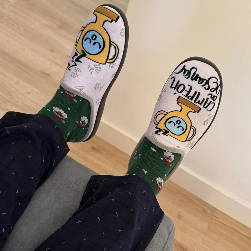 Zapatillas de Casa La Valenciana Campeón 27-226 Azulina