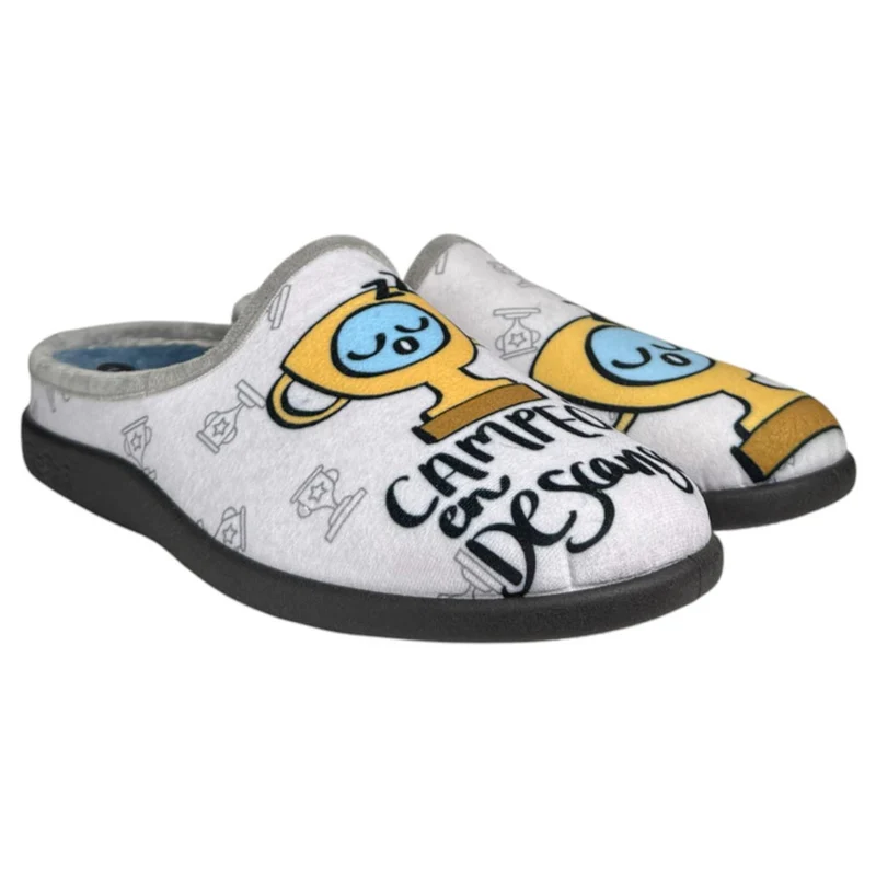 Zapatillas de Casa La Valenciana Campeón 27-226 Azulina