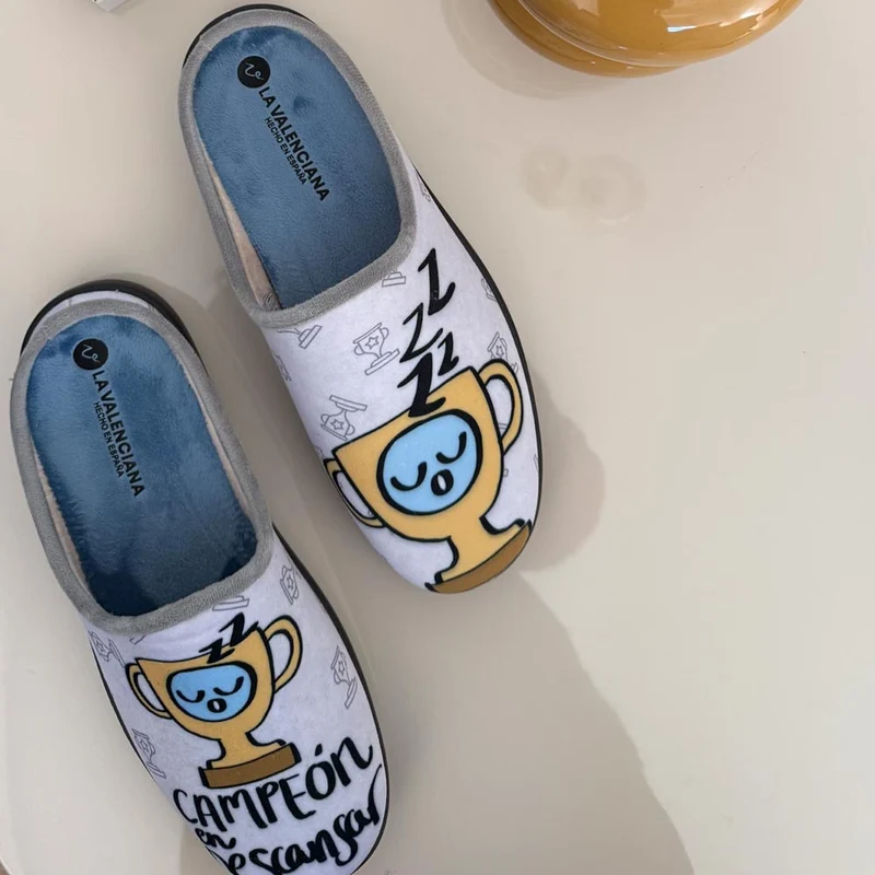 Zapatillas de Casa La Valenciana Campeón 27-226 Azulina