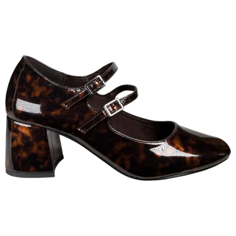 Zapatos Corina Tacón Hebillas M5647 Leopardo