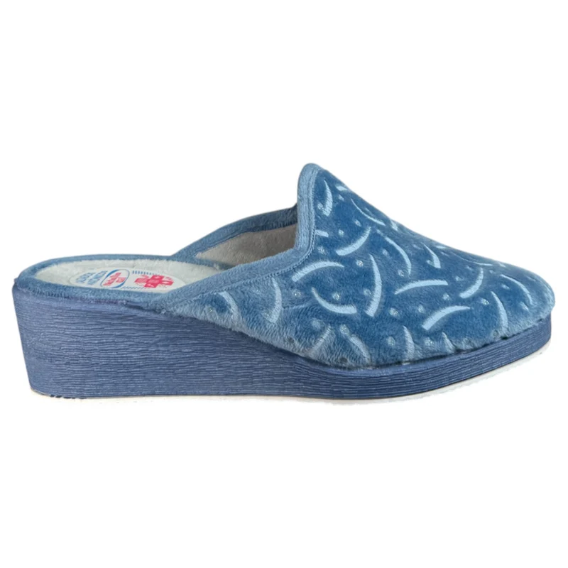 Zapatos de Casa Natalia Gil Cuña Estampado 2405 Jeans