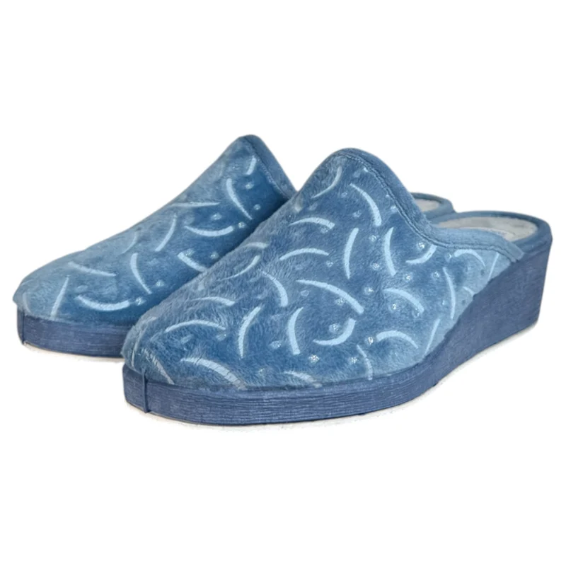 Zapatos de Casa Natalia Gil Cuña Estampado 2405 Jeans