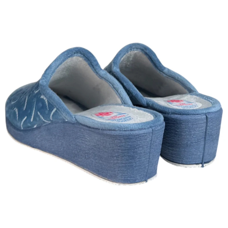 Zapatos de Casa Natalia Gil Cuña Estampado 2405 Jeans