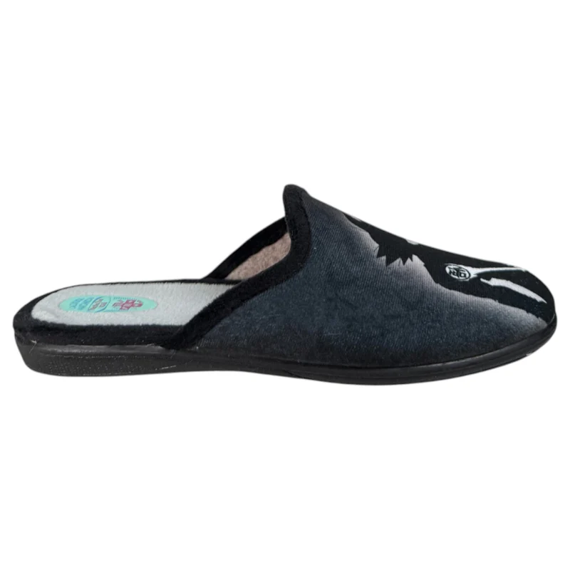 Zapatillas de Casa Natalia Gil Goku 5800 Negro