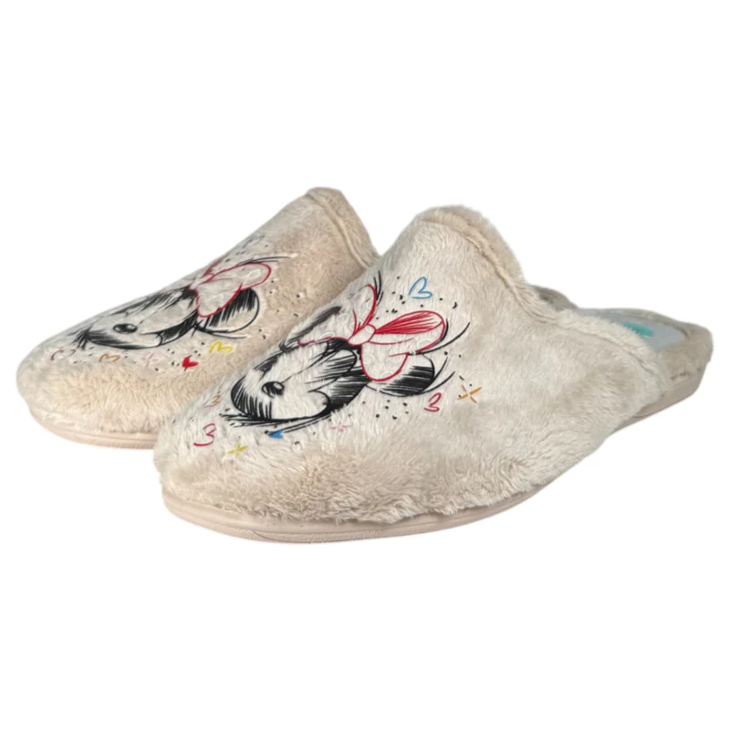 Zapatillas de Casa Natalia Gil Minnie 5036 Beig