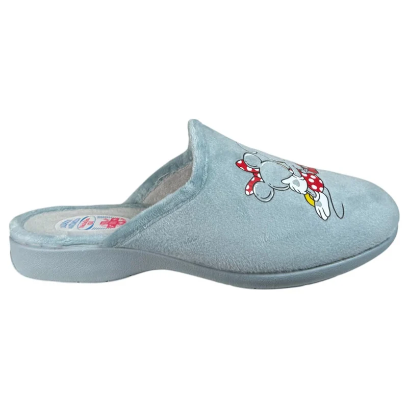 Zapatillas de Casa Natalia Gil Mickey & Minnie 4004 Azul