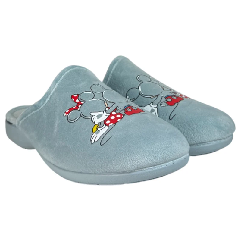 Zapatillas de Casa Natalia Gil Mickey & Minnie 4004 Azul