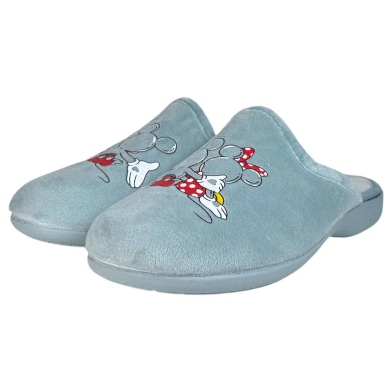 Zapatillas de Casa Natalia Gil Mickey & Minnie 4004 Azul