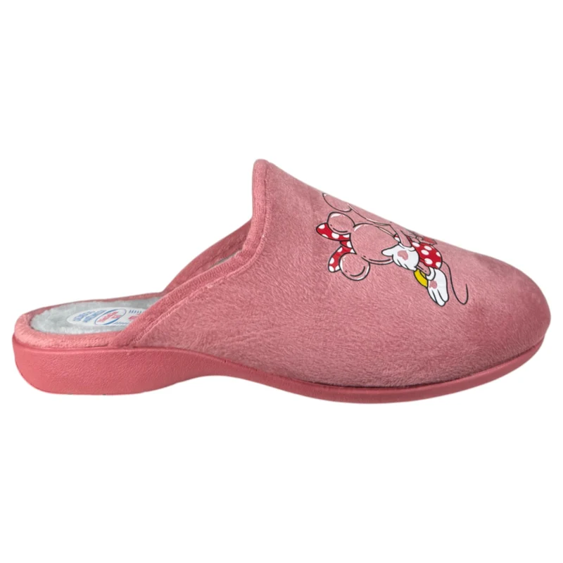 Zapatillas de Casa Natalia Gil Mickey & Minnie 4004 Malva