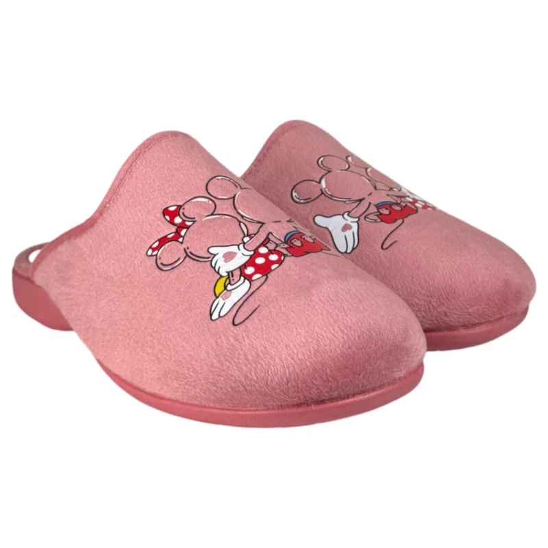Zapatillas de Casa Natalia Gil Mickey & Minnie 4004 Malva