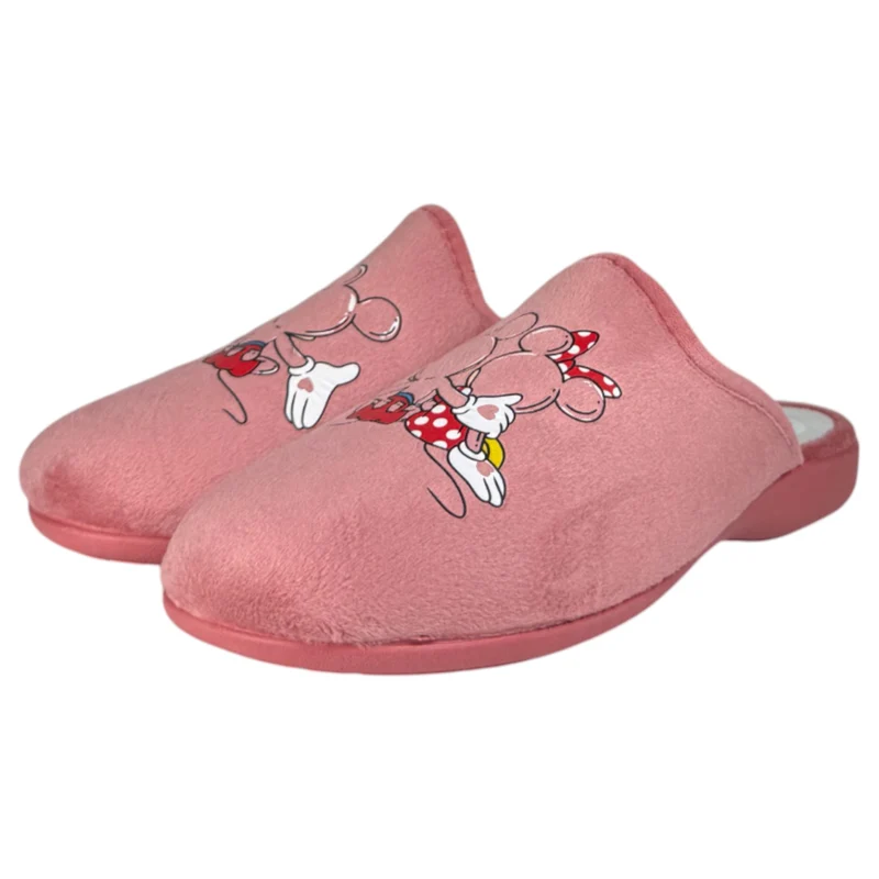 Zapatillas de Casa Natalia Gil Mickey & Minnie 4004 Malva