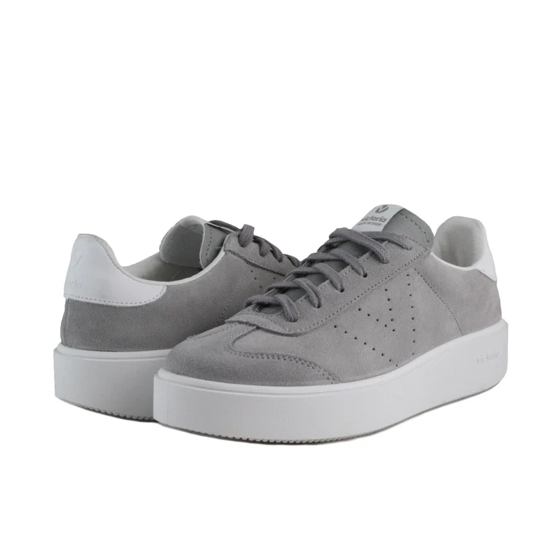 Zapatilla gris claro 260122 Victoria