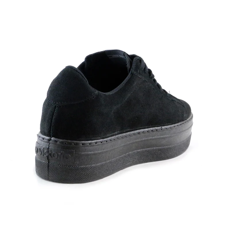 Zapatilla serraje negro 92118 Victoria