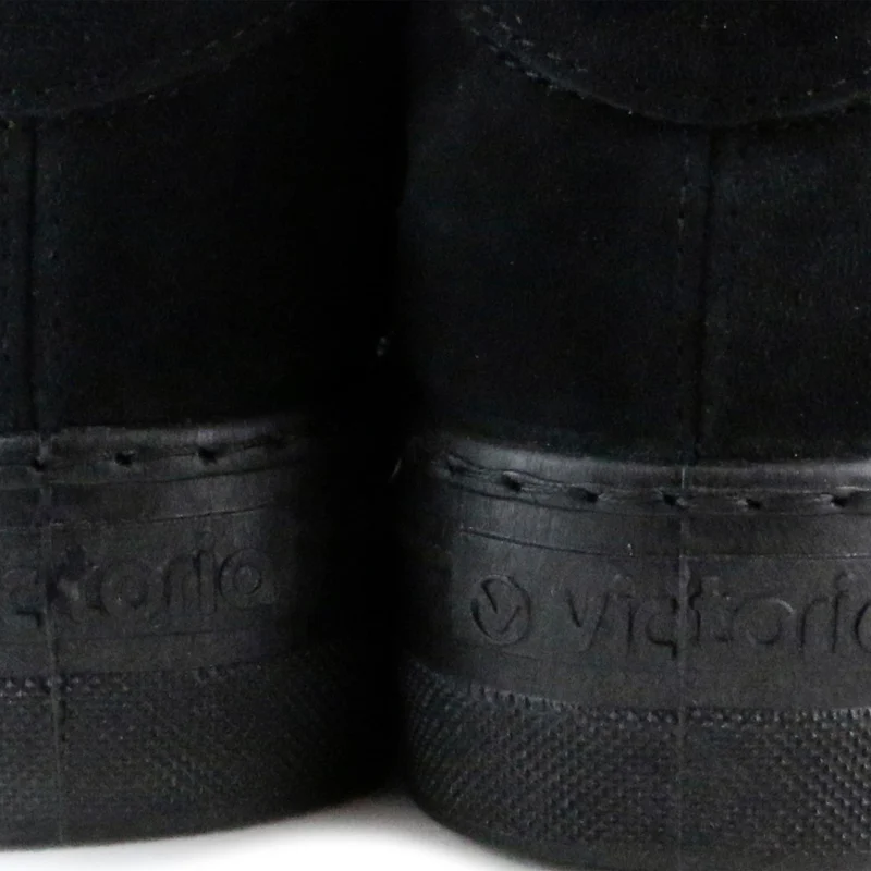 Zapatilla serraje negro 92118 Victoria