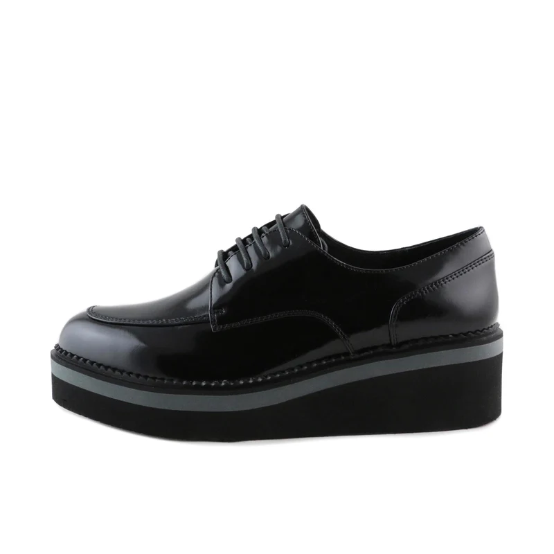 Blucher florentic negro DERBY Café Noir