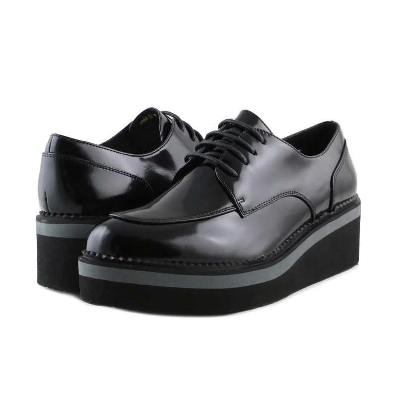 Blucher florentic negro DERBY Café Noir