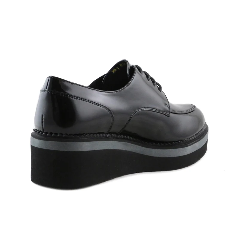 Blucher florentic negro DERBY Café Noir