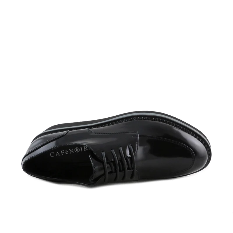 Blucher florentic negro DERBY Café Noir