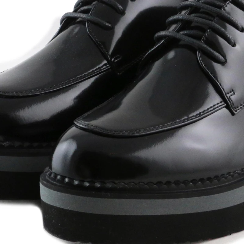 Blucher florentic negro DERBY Café Noir
