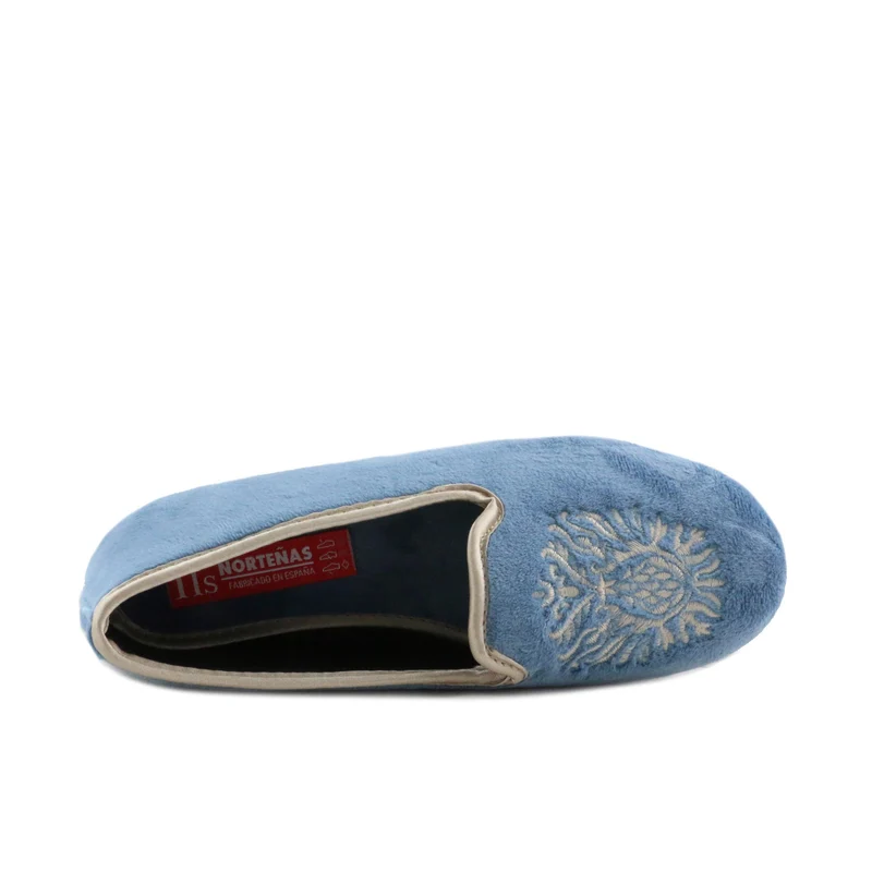 Zapatilla casa azul jeans 798025 Norteñas