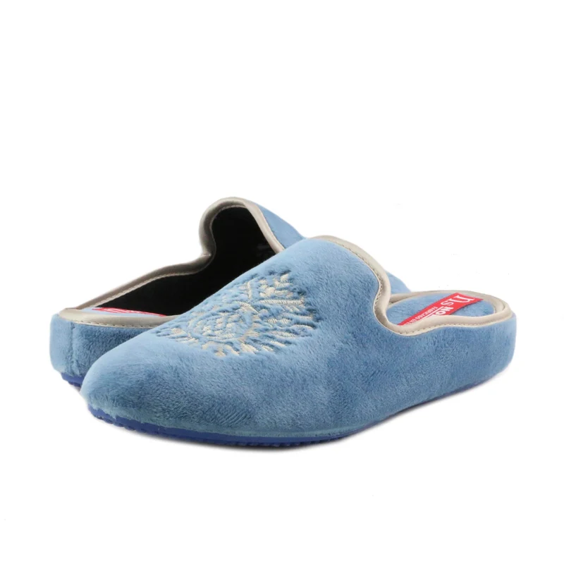 Zapatilla casa azul jeans 73525 Norteñas