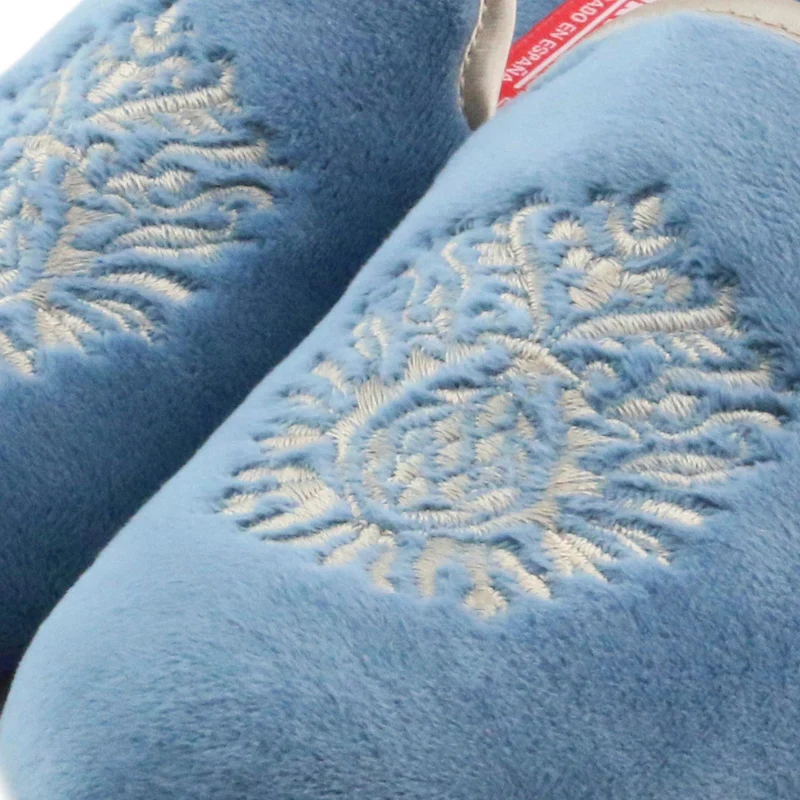 Zapatilla casa azul jeans 73525 Norteñas