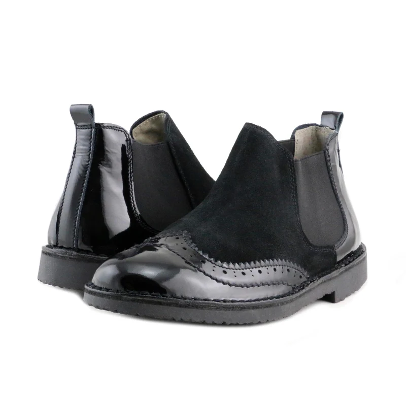 Botín negro 6041COMBI Jeromín