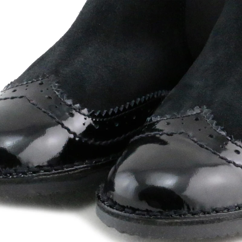 Botín negro 6041COMBI Jeromín