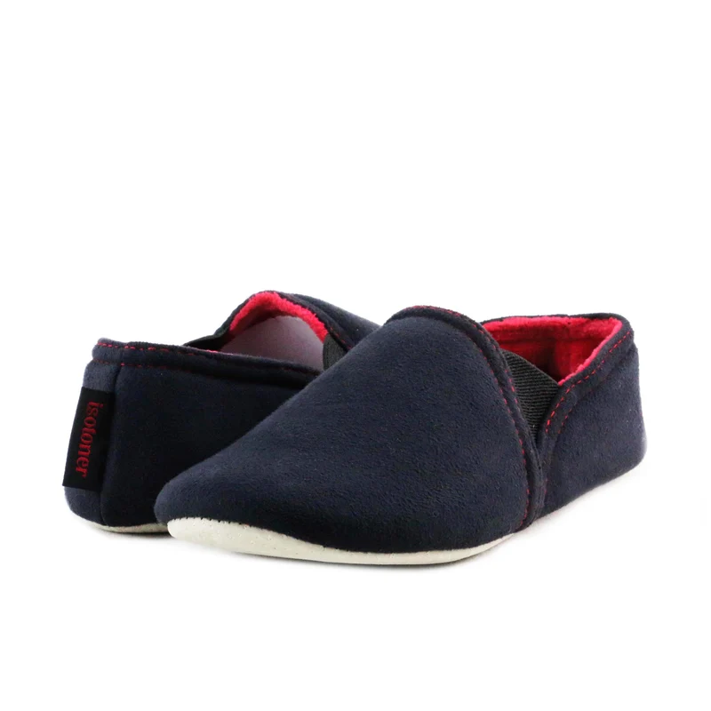 Zapatilla casa negra 99414 Isotoner