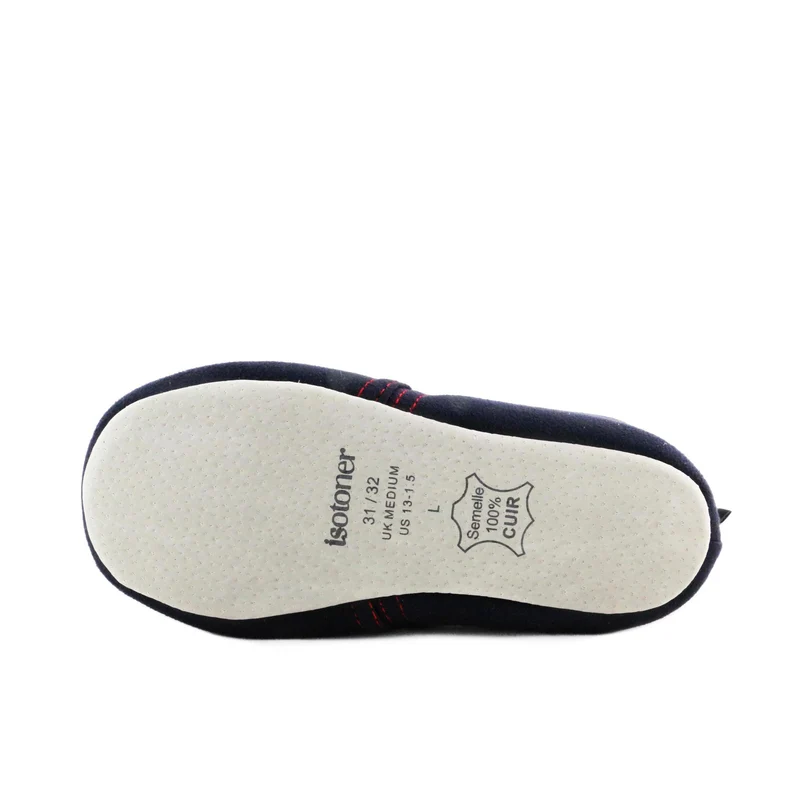 Zapatilla casa negra 99414 Isotoner