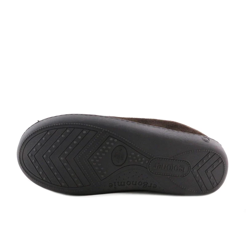 Zapatilla casa marrón 96707 Isotoner