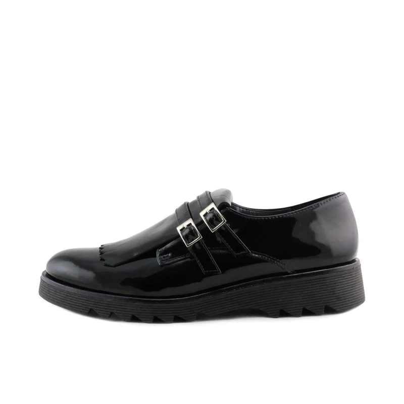 Blucher charol negro 4434 Eli