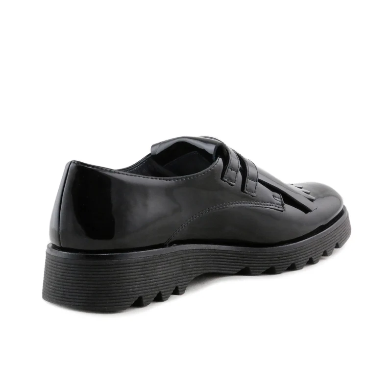 Blucher charol negro 4434 Eli