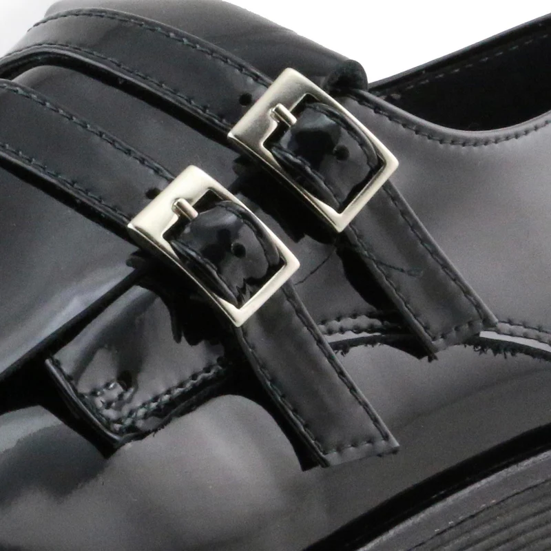 Blucher charol negro 4434 Eli