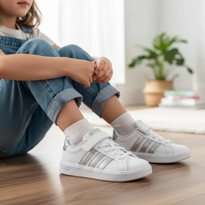 Zapatillas adidas Grand Court 3.0 JP9368 Blanco Plata