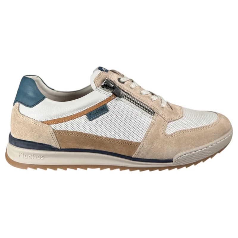 Zapatos Deportivos Fluchos Elder F2385 Crema