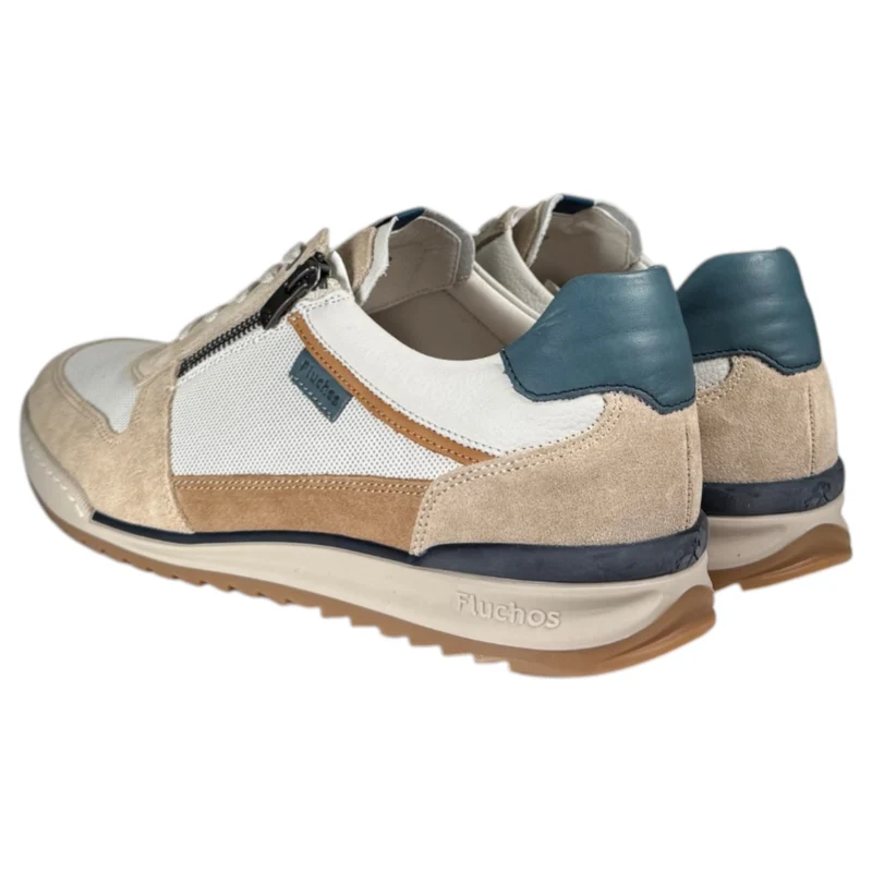 Zapatos Deportivos Fluchos Elder F2385 Crema