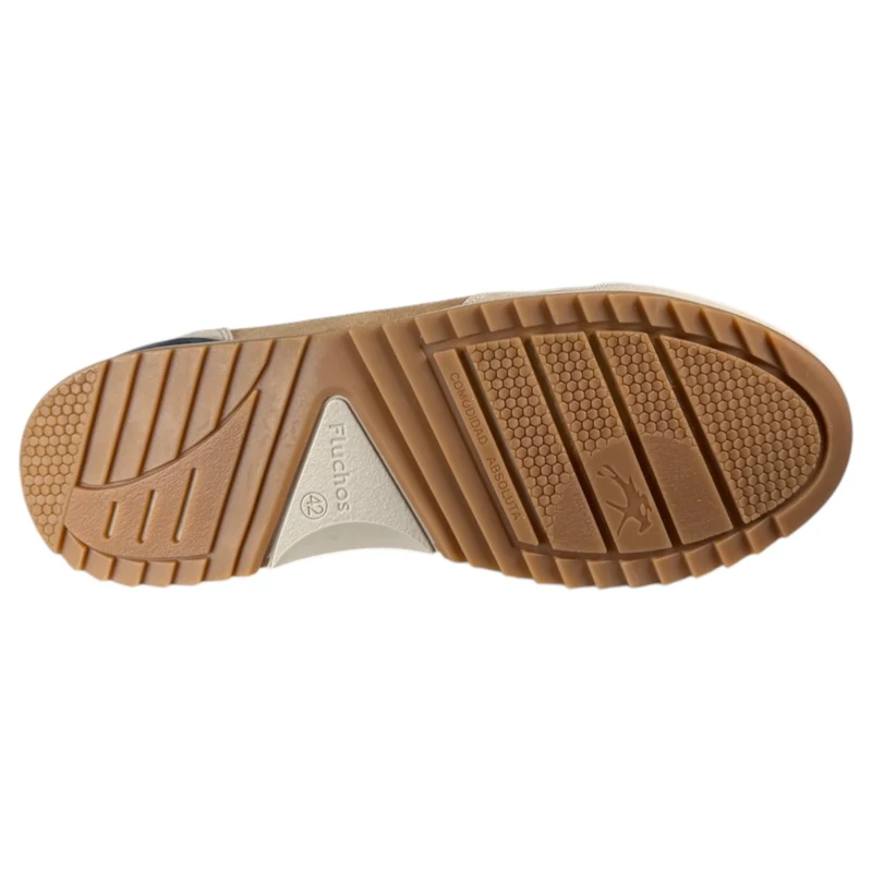 Zapatos Deportivos Fluchos Elder F2385 Crema