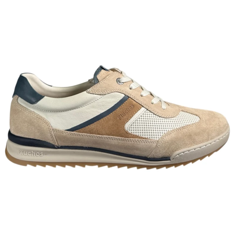 Zapatos Deportivos Fluchos Elder F2184 Crema