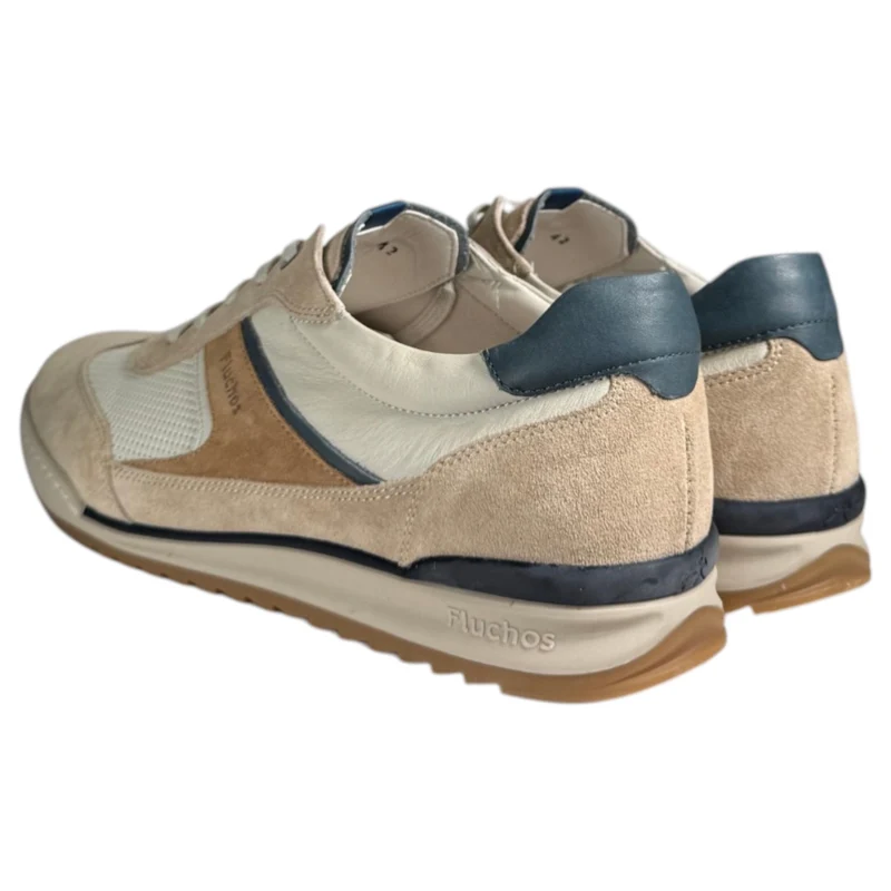 Zapatos Deportivos Fluchos Elder F2184 Crema