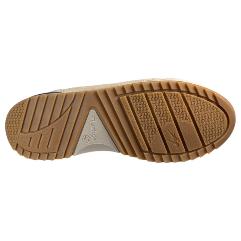 Zapatos Deportivos Fluchos Elder F2184 Crema