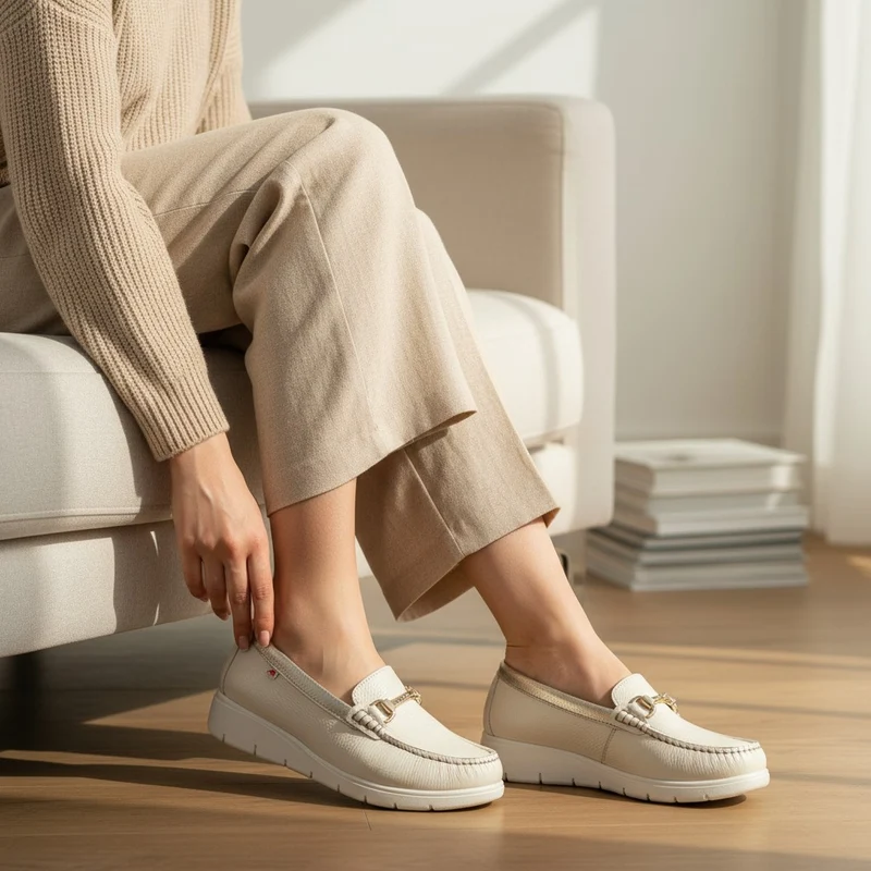 Mocasines Fluchos Fluvia F2421 Metal Platino