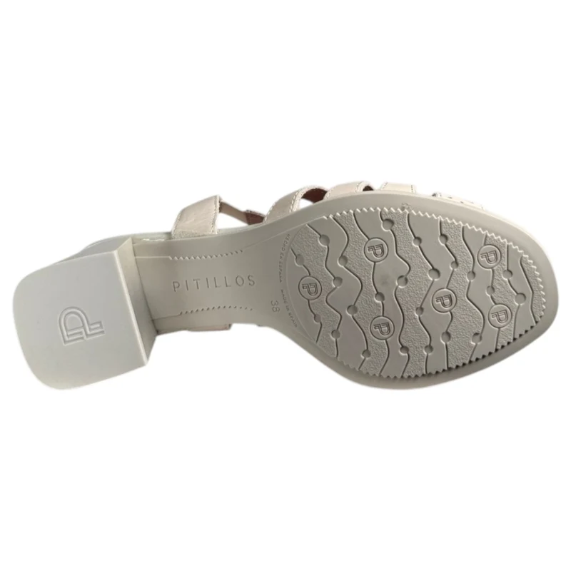 Sandalias Pitillos Tacón Tiras 11211 Oro