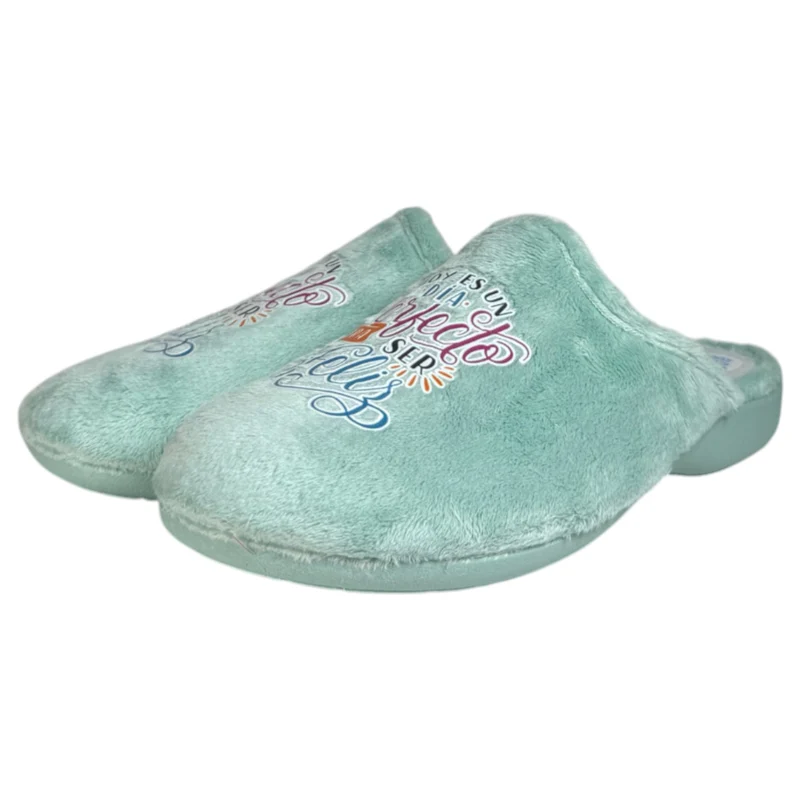 Zapatillas de Casa Natalia Gil Feliz 4000 Verdina