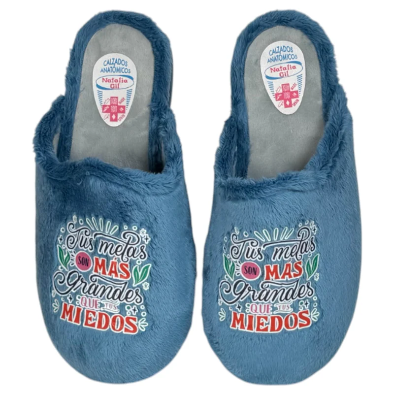 Zapatillas de Casa Natalia Gil Metas 4000 Jeans